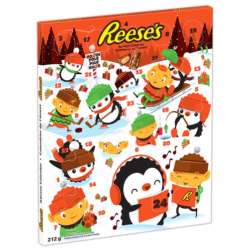Reese's Advent Calendar Chocolate Seasonal Shapes 212 g