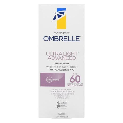 Garnier Ombrelle Ultra Light Advanced Sunscreen SPF 60 50 ml