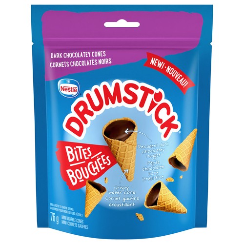 Drumstick Chocolate Bites Dark Chocolatey Cones 76 g