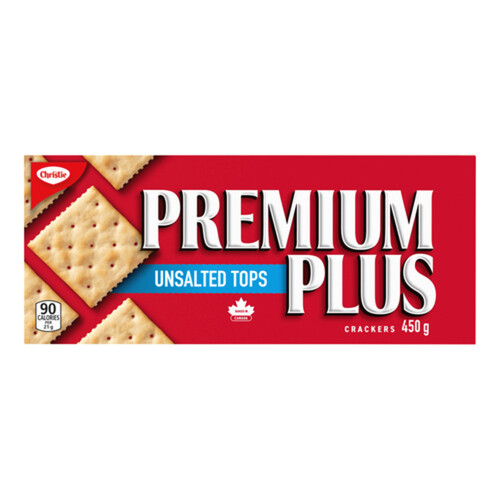 Christie Premium Plus Crackers Unsalted Tops 450 g