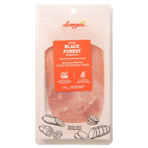 Longo's Black Forest Ham Smoked Sliced 175 g