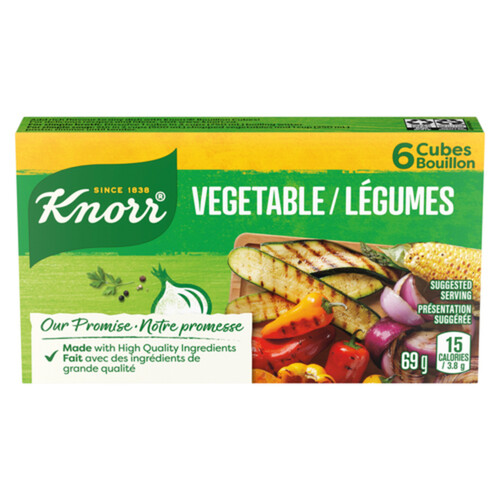 Knorr Bouillon Cubes Vegetable For Rich Deep Broth Flavour 69 g