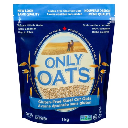 Only Oats Gluten Free Pure Whole Grain Steel Cut Oat 1 kg