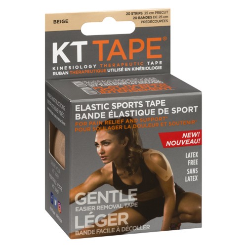 KT Tape Elastic Sports Tape Beige 20 Strips