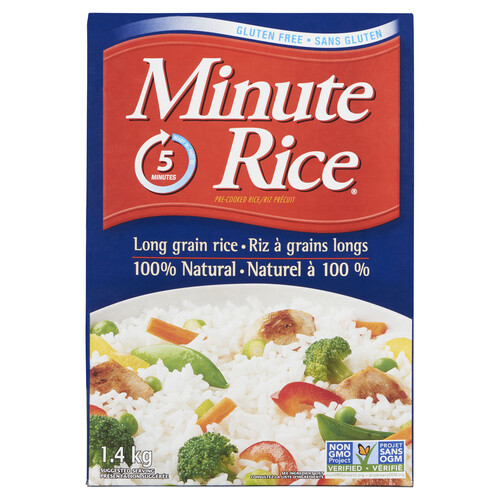 Minute Rice Gluten-Free Long Grain Rice 1.4 kg