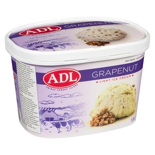 ADL Light Ice Cream Grapenut 1.5 L