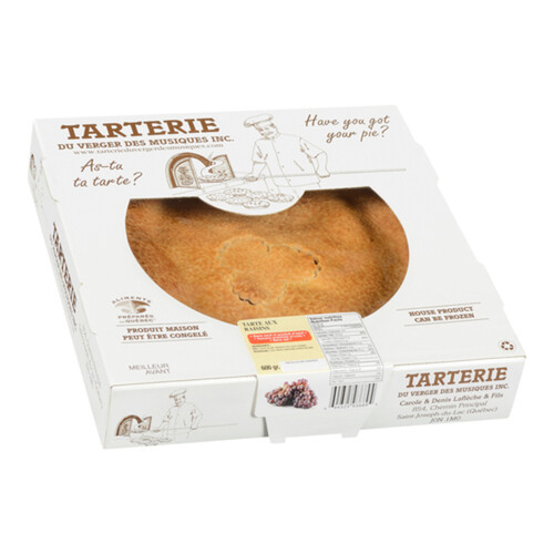 Tarterie Du Verger Des Musiques Pie Raisin 600 g