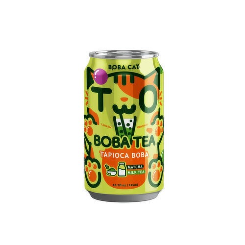 Boba Cat Bubble Tea Matcha 315 ml (can)