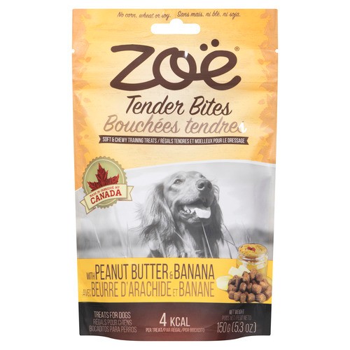 Zoe Dog Treats Tender Bites Peanut Butter & Banana 150 g
