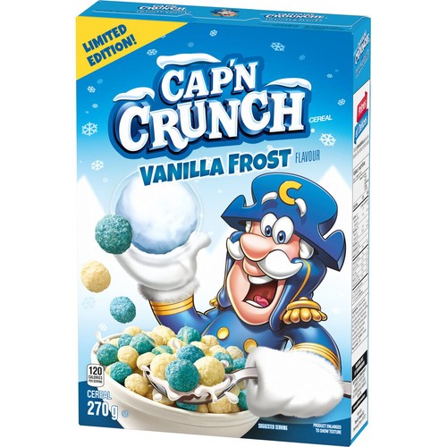 Cap'n Crunch Cereal Vanilla Frost Flavour 270 g