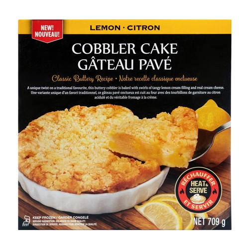 Atlanta Cheesecake Company Frozen Cobbler Lemon 709 g