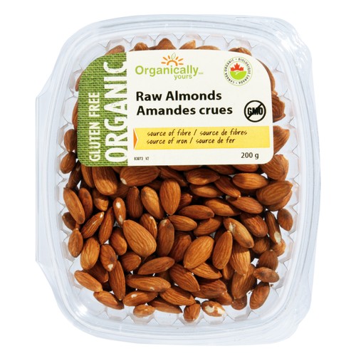 Organic Raw Almonds 200 g