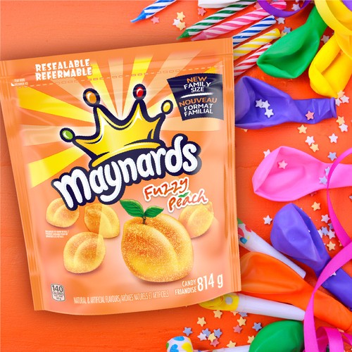 Maynards Candy Fuzzy Peach 814 g