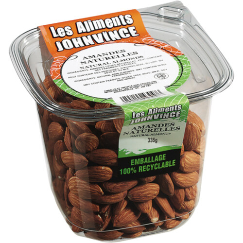 Johnvince Foods Natural Almonds 335 g