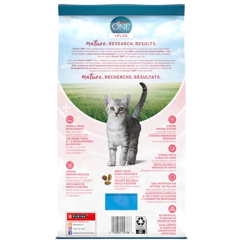 Purina ONE +Plus Dry Kitten Food Healthy Kitten Chicken 1.8 kg