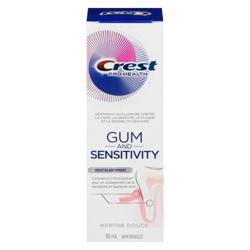 Crest Toothpaste Whitening Gum & Sensitivity Mint 90 ml