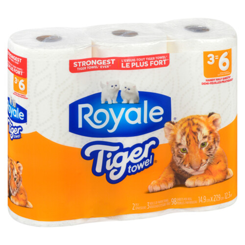 Royale Paper Towel 2-Ply 3 Rolls x 98 Sheets