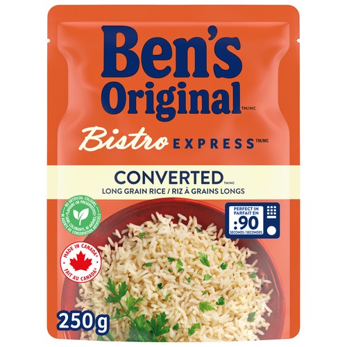 Ben's Original Bistro Express White Rice Converted Long Grain 250 g