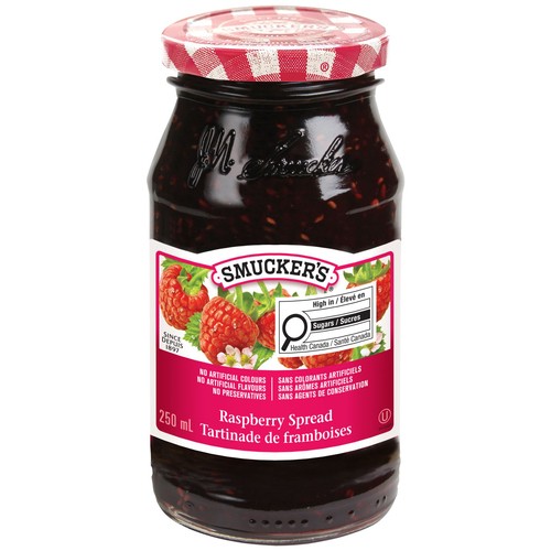 Smucker's Pure Jam Raspberry 250 ml
