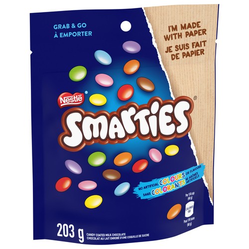 Smarties Chocolate Resealable Pouch 203 g