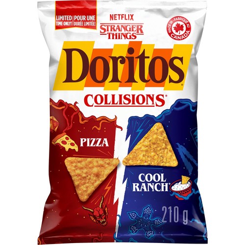 Doritos Tortilla Chips Collisions Pizza And Cool Ranch Flavoured 210 g