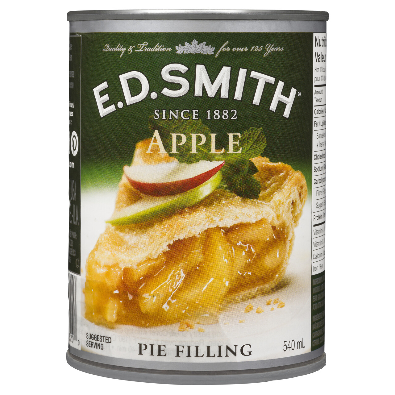 E.D. Smith Pie Filling Apple 540 ml Voilà Online Groceries & Offers