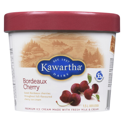 Kawartha Dairy Ice Cream Bordeaux Cherry 1.5 L