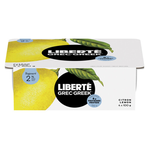 Liberté Greek Yogurt Lemon 2% x 100 g