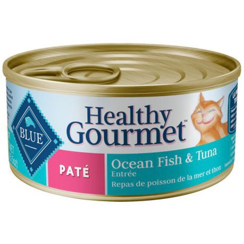 Blue Buffalo Wet Cat Food Healthy Gourmet Paté Ocean Fish & Tuna 155 g