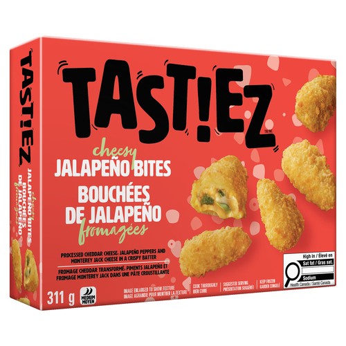 Tastiez Bites Cheesy Jalapeño 311 g