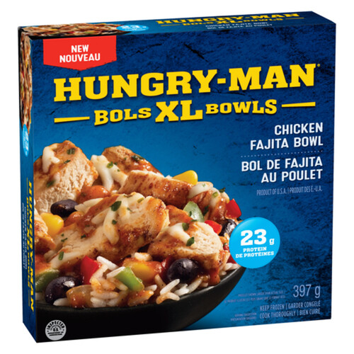 Hungry Man Frozen Meal XL Bowl Chicken Fajita 397 g
