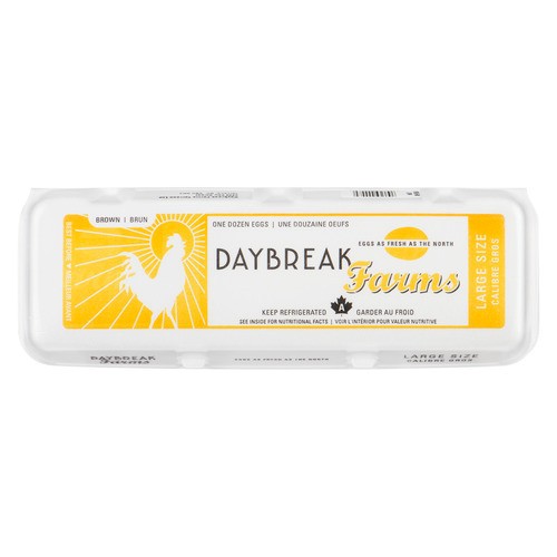 Daybreak Farms Brown Eggs Large 12 Count
