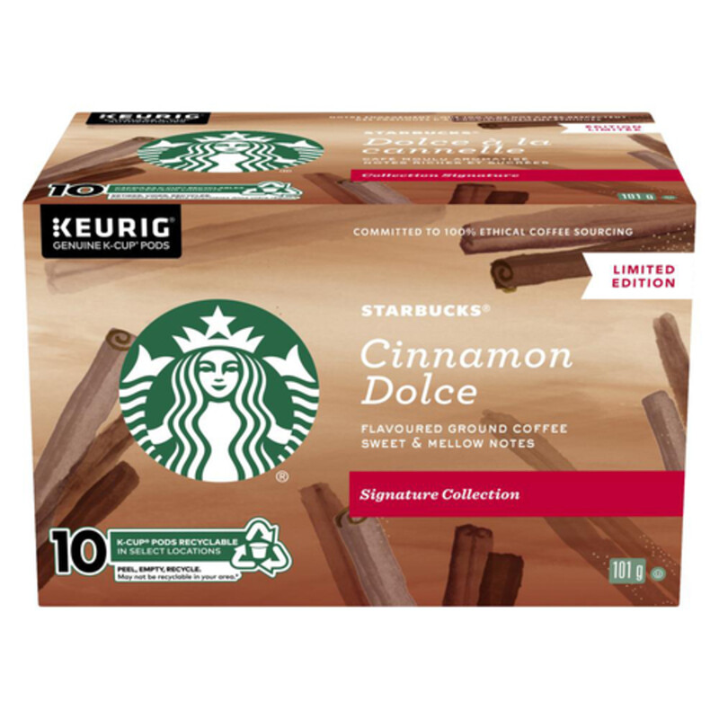 Starbucks Coffee Pods Cinnamon Dolce KCups 10 EA Voilà Online