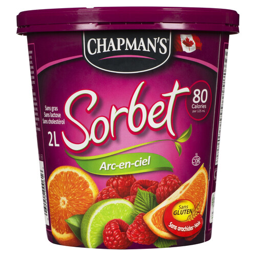 Chapman's Gluten-Free Sorbet Rainbow 2 L