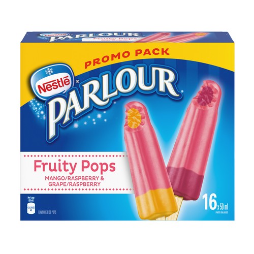 Parlour Fruit Pops Assorted 16 x 50 ml (frozen)
