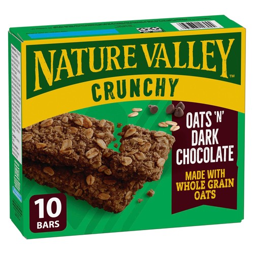 Nature Valley Crunchy Granola Bars Oats & Dark Chocolate 8 x 48 g
