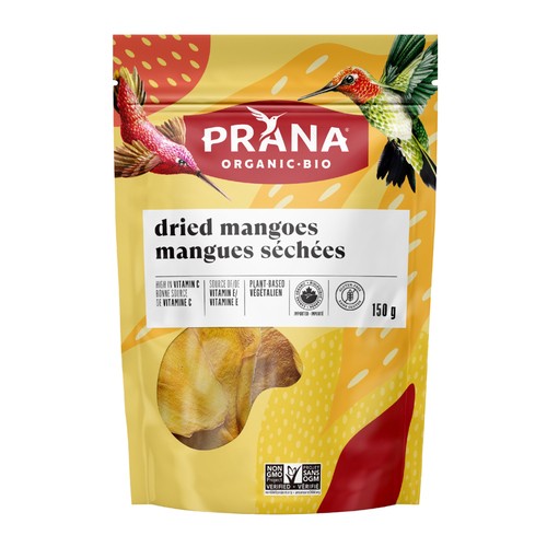 Prana Organic Dried Mangoes 150 g