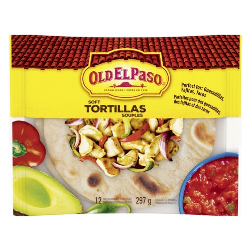 Old El Paso Soft Tortillas Medium 297 g