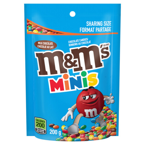 M&M'S Mini Milk Chocolate Candies Sharing Bag 200 g