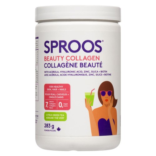 Sproos Beauty Collagen Powder Citrus Green Tea 283 g