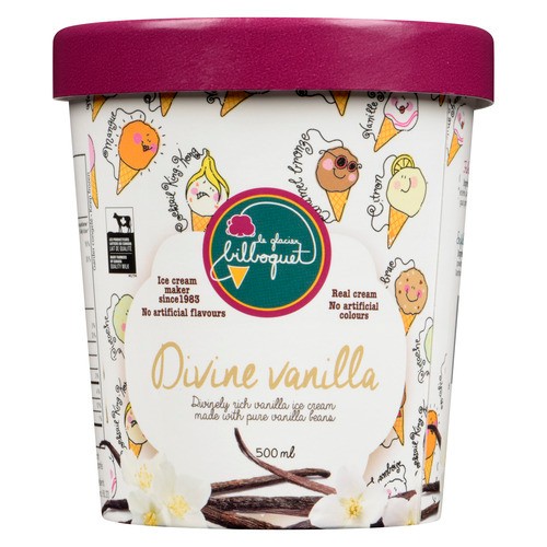 Le Glacier Bilboquet Ice Cream Divine Vanilla 500 ml