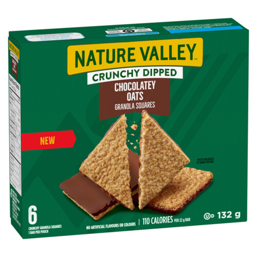 Nature Valley Crunchy Granola Bars Dipped Chocolatey Oats Squares 132 g