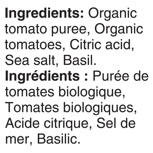 Muir Glen Organic Crushed Tomatoes With Basil 796 ml