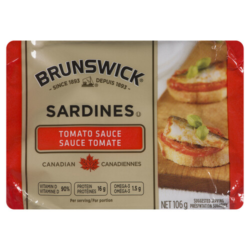 Brunswick Sardines In Tomato Sauce 106 g