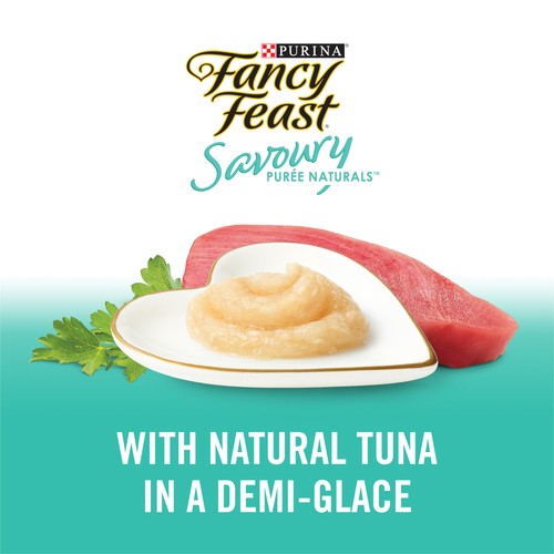 Fancy Feast Savoury Pure Naturals Cat Treats with Natural Tuna 4 X 10 g