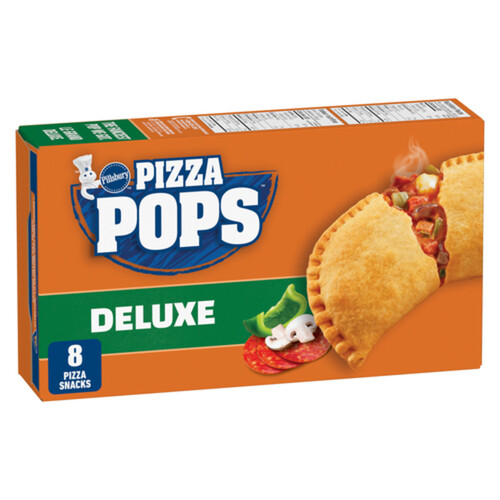 Pillsbury Pizza Pops Frozen Pizza Snack Deluxe Pepperoni Green Peppers Mushrooms 760 g