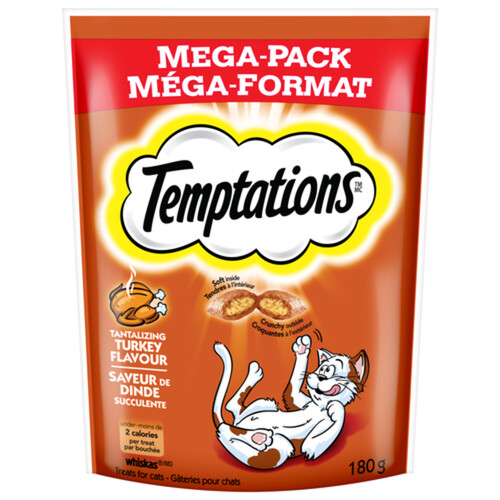 Temptations Adult Cat Treats Tantalizing Turkey Flavour 180 g