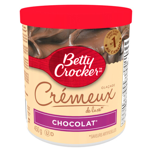 Betty Crocker Creamy Deluxe Frosting Chocolate 450 g