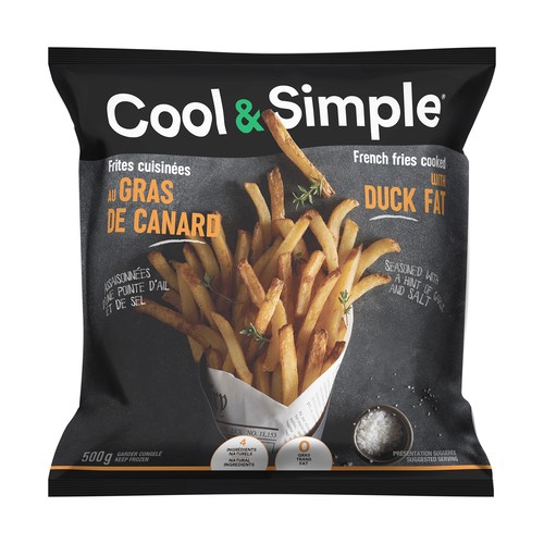 Cool & Simple Frozen French Fries Cooked With Duck Fat 500 g