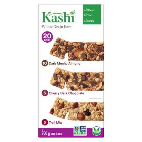 Kashi Vegan Chewy Bars Whole Grain 20 x 35 g